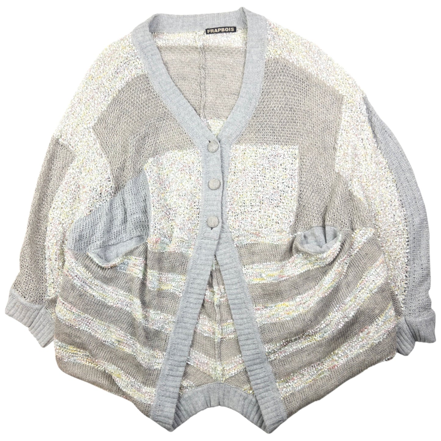 Vintage Frapbois By Issey Miyake Knit Cardigan Size XL