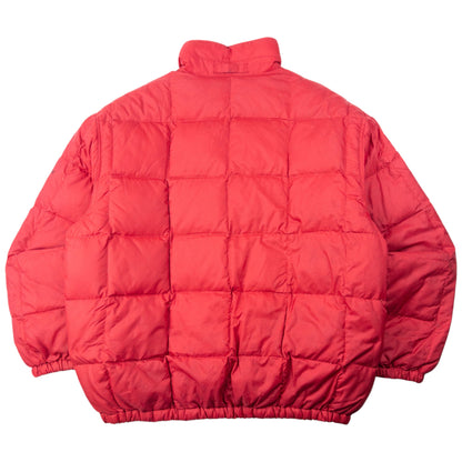 Vintage 90s YSL Yves Saint Laurent Zip Up Puffer Jacket Size XL | XL, Red