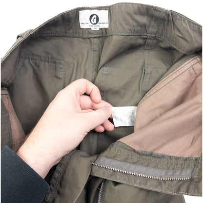 Vintage Good Enough Multi Zip Cargo Trousers Size W31