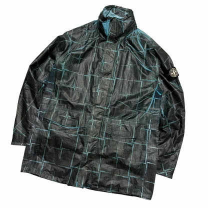 Stone Island Paper Poly Trench Jacket | Medium, Black