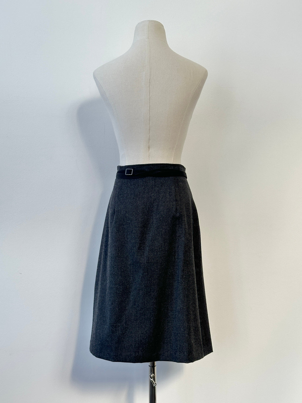 Max Mara Weekend 1990s Pure Wool Pleated Skirt - W26