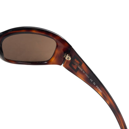 Vintage 2000s Fendi Tortoise Shell Sunglasses | O/S, Brown