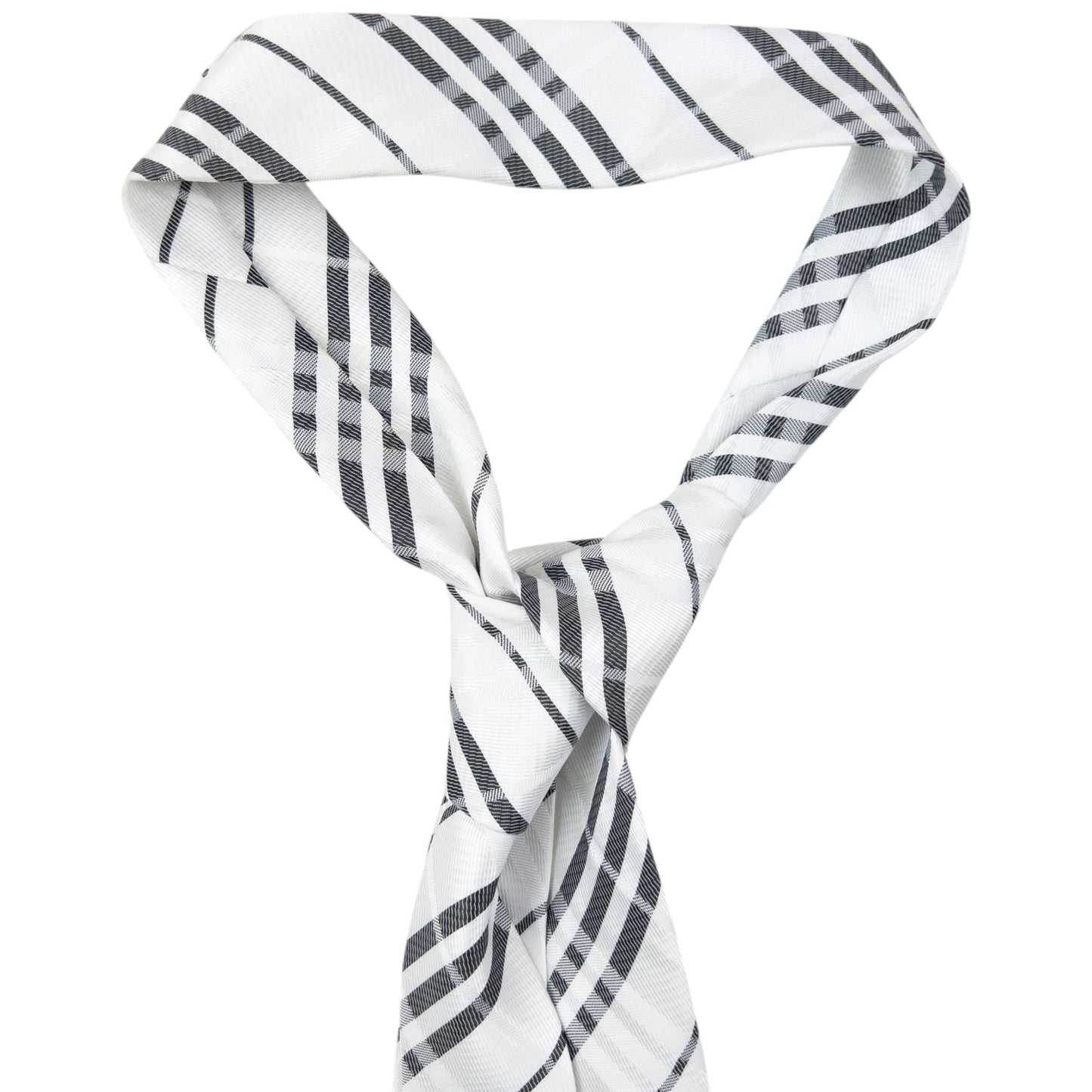 Vintage Burberry Nova Check Silk Tie | O/S, Black