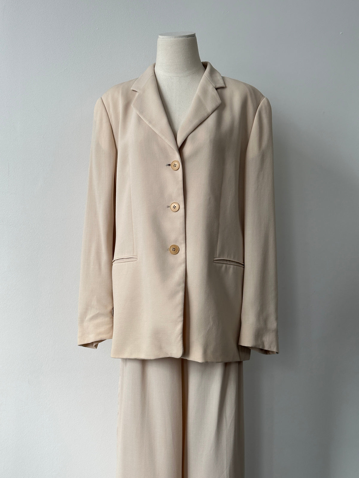 Mani 1990s Pure Wool Single Breasted Suit - L/W30