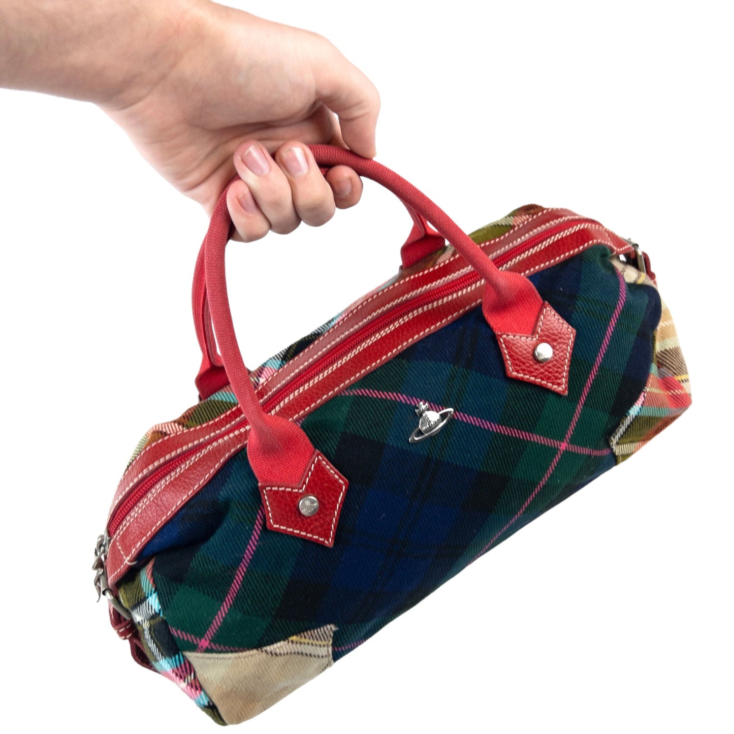 Vintage Vivienne Westwood Patchwork Tartan Shoulder Bag