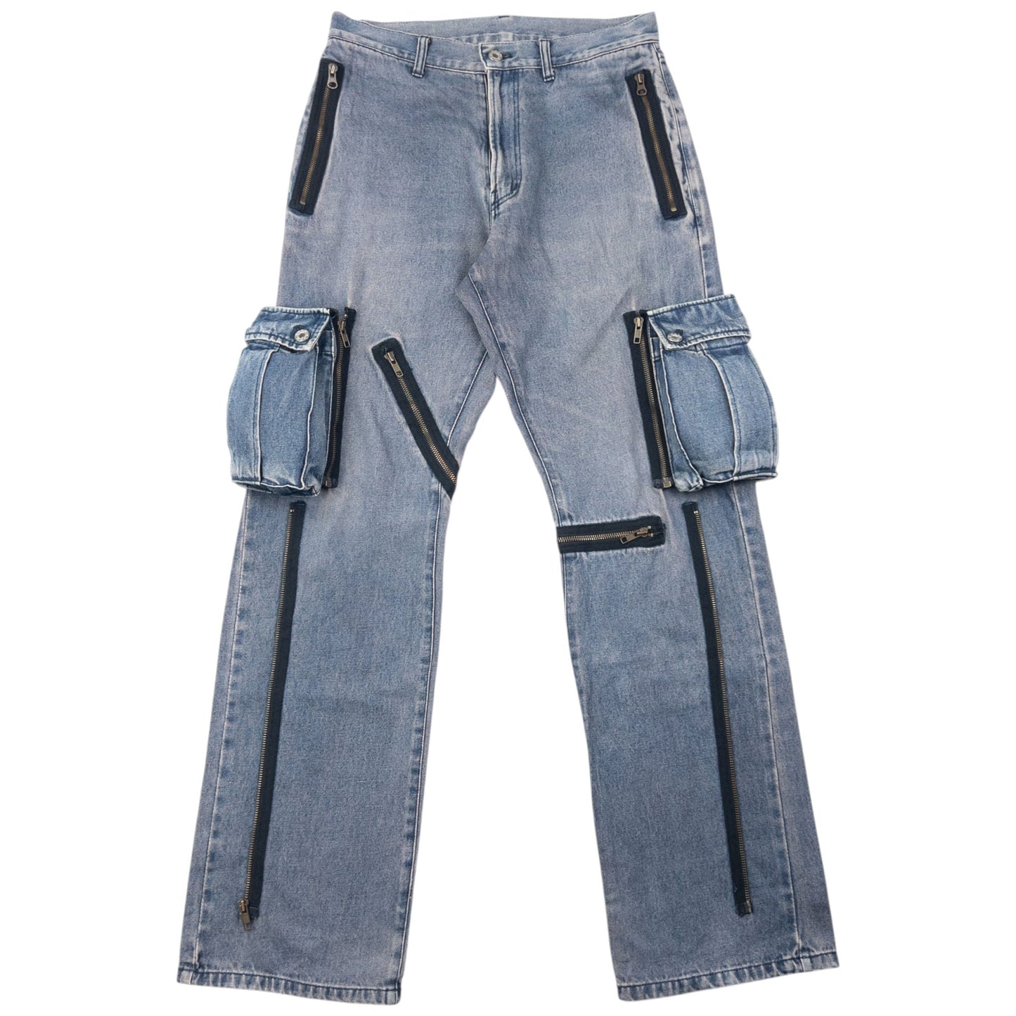 Vintage 2000s PPFM Convertible Zip Denim Jeans Size W32