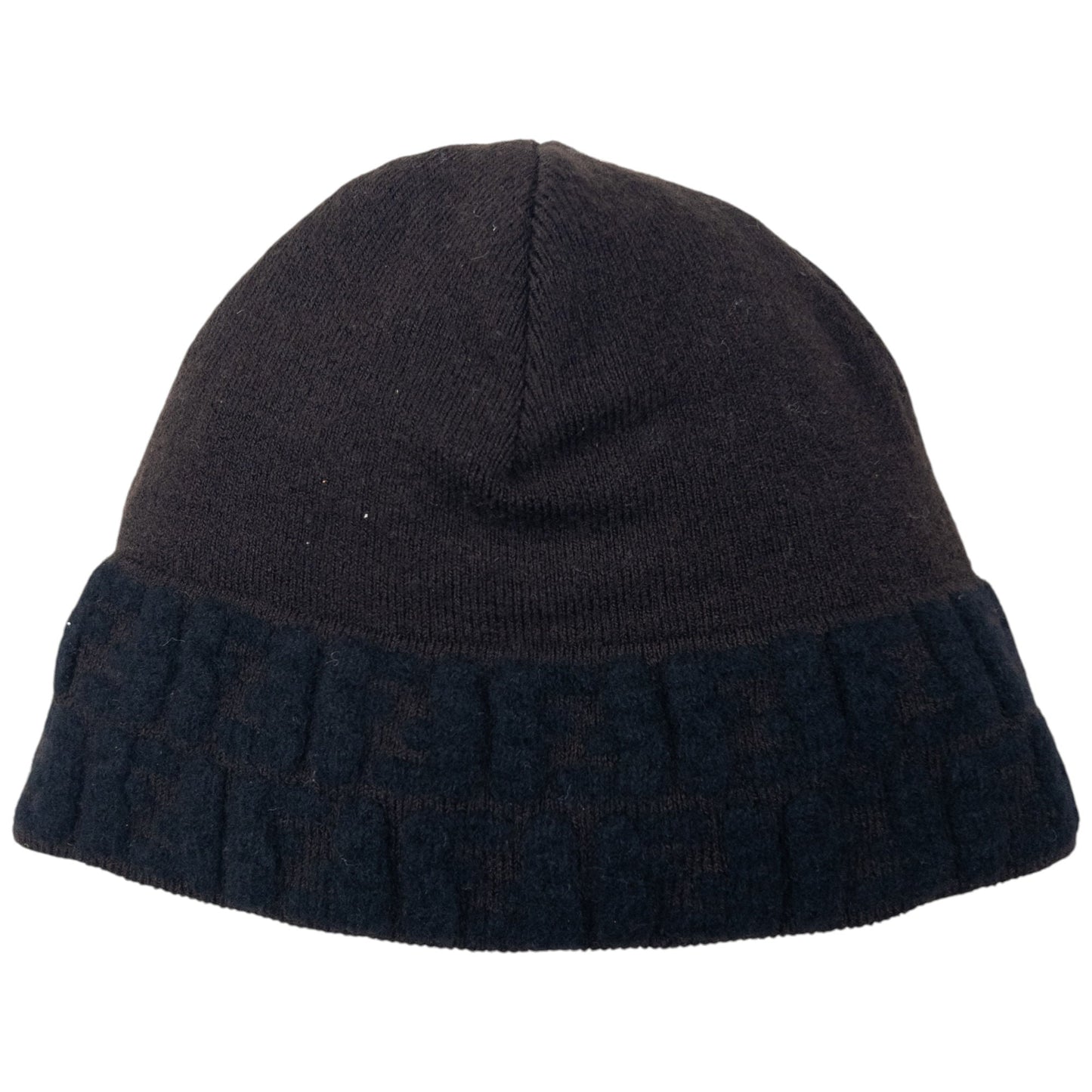 Vintage Fendi Monogram Wool Beanie Hat