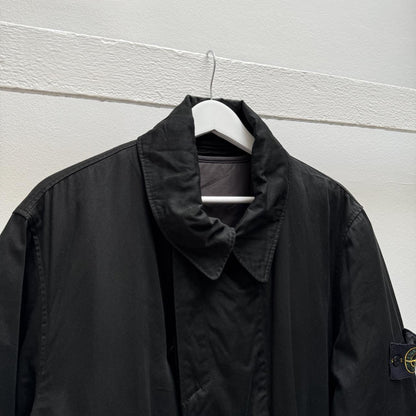 Early 00’s Stone Island Dutch Rope Raso Parka Jacket in Black (L) | Large, Black