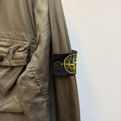 Stone Island Multi-Pocket Military Overshirt – Olive Green (M) | Medium, Multicoloured