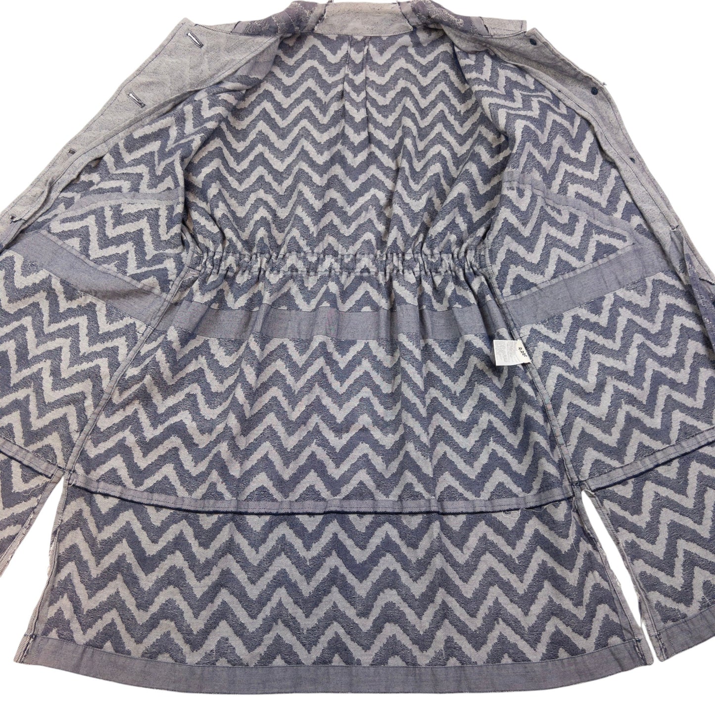 Vintage A-POC By Issey Miyake Zig Zag Button Up Jacket Womens Size L