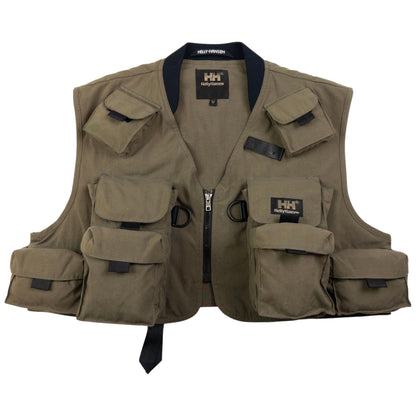 Vintage Helly Hansen Cargo Fishing Vest Gilet Size M