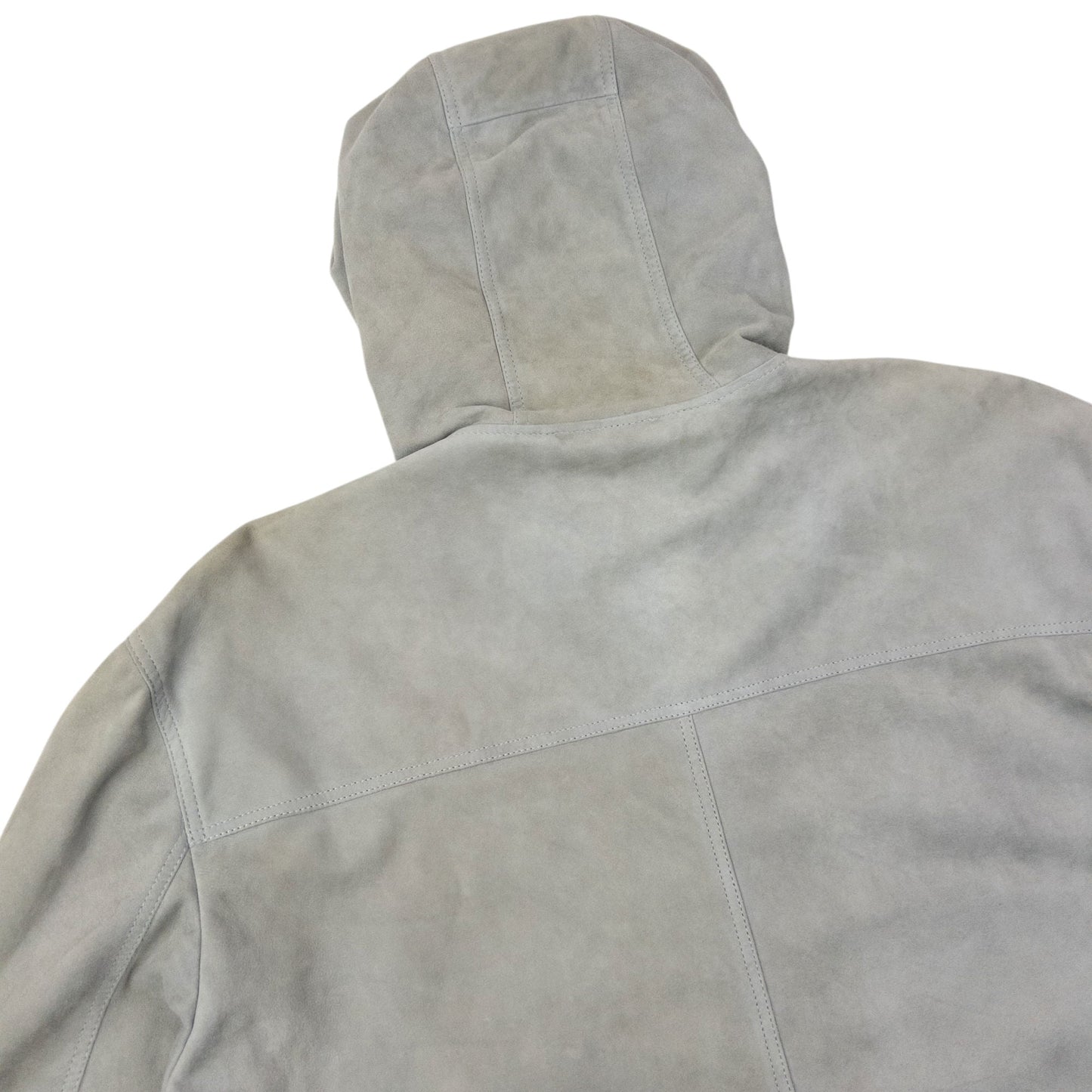 Vintage Burberry Brit Zip Up Suede Jacket Size XL | XL, Grey