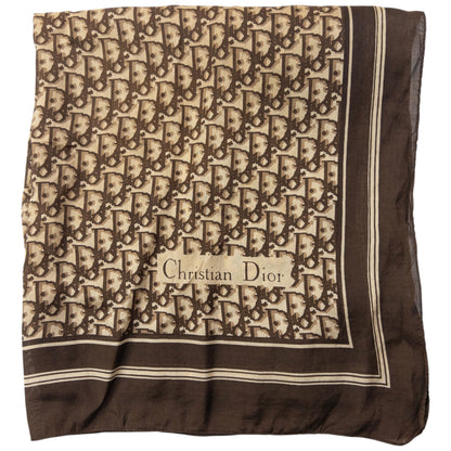 Vintage 90s Dior Monogram Pixel Scarf