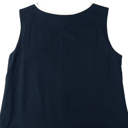 Vintage 2000s Dries Van Noten Dress Womens Size S | Small, Navy