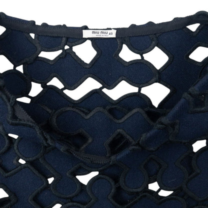 Vintage Miu Miu Cut-Out Mini Skirt Womens Size W26