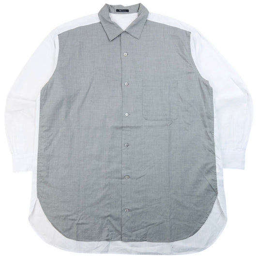 Vintage 90s Y's For Men By Yohji Yamamoto Long Sleeve Button Up Shirt Size L | Large, Grey