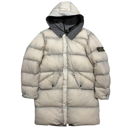 Stone Island A/W 2009 Opaque Tela Down Jacket | XXL, Ivory