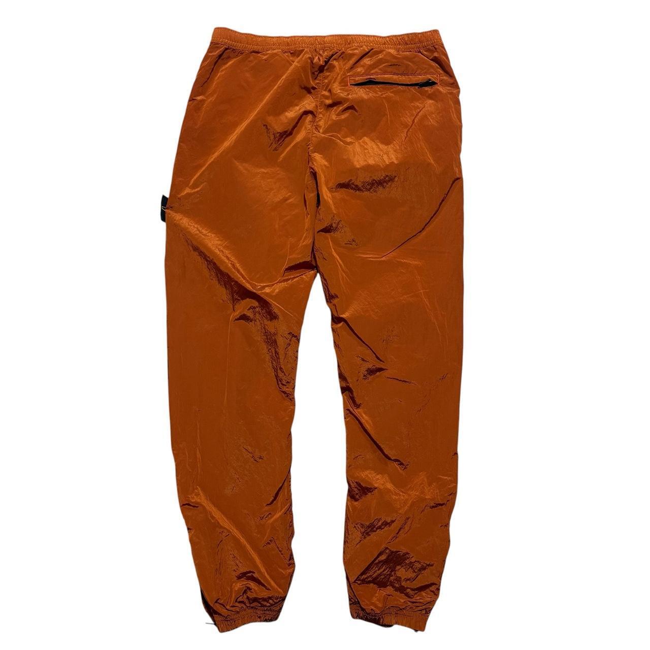 Stone Island Supreme Nylon Bottoms | Medium, Orange
