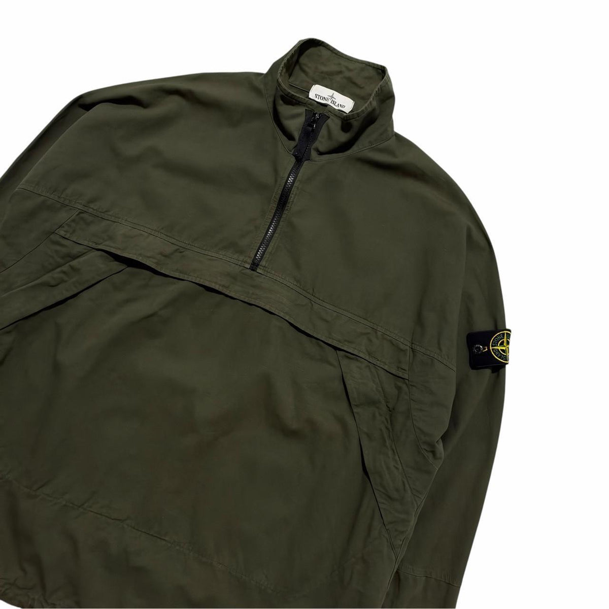 Stone Island Pullover Smock Jacket | XL, Olive Green