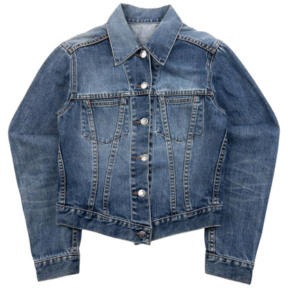 Vintage 2000s Gucci By Tom Ford Button Up Denim Jacket Womens Size S | Small, Blue