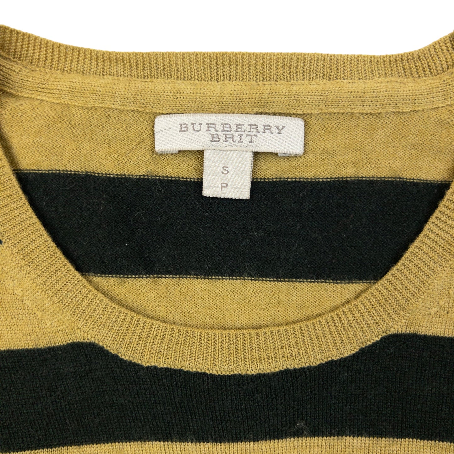 Vintage Burberry Brit Striped Wool Jumper Size XS | XS, Multicoloured