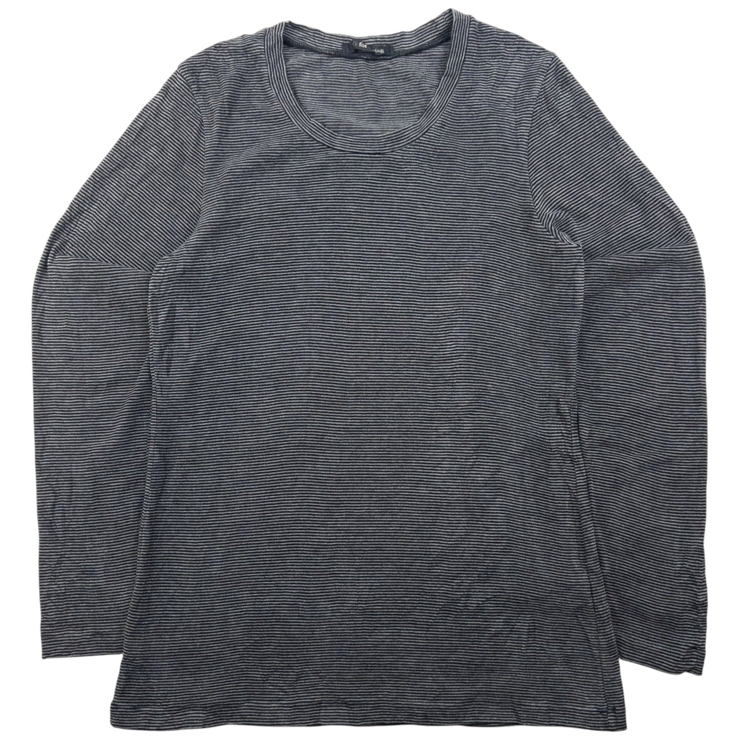 Vintage Yohji Yamamoto Striped Long Sleeve T Shirt Womens Size M