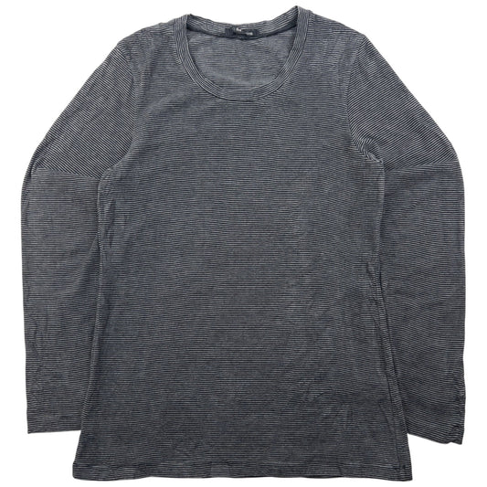 Vintage Yohji Yamamoto Striped Long Sleeve T Shirt Womens Size M