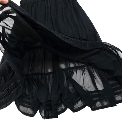 Vintage Comme Des Garçons Sheer Tiered Skirt Womens Size M