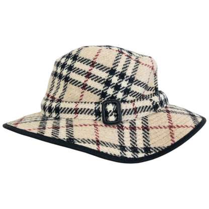 Vintage 2000s Burberry Nova Check Buckle Bucket Hat Size M | O/S, Red