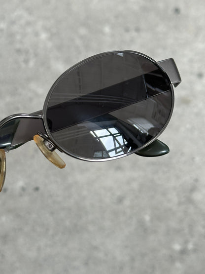 Giorgio Armani 1990s Oval Logo Sunglasses