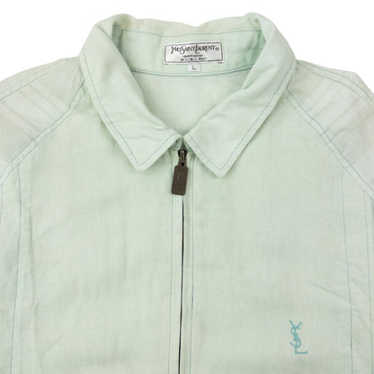 Vintage 80s YSL Yves Saint Laurent Harrington Jacket Size S | Small, Green