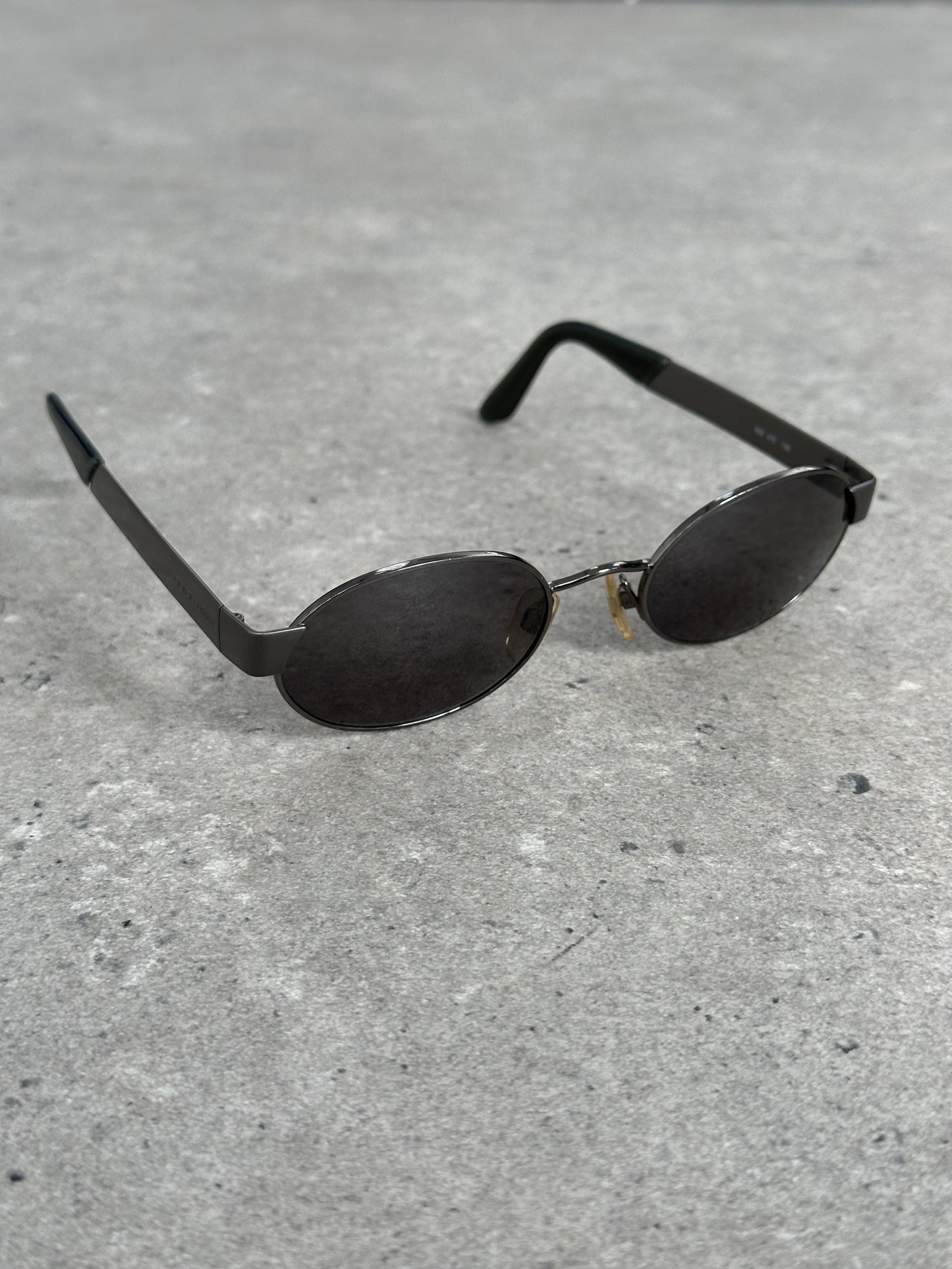 Giorgio Armani 1990s Oval Logo Sunglasses