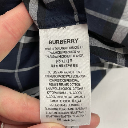 Burberry Simpson Nova Check Shirt, Size Large | Burberry, Blue