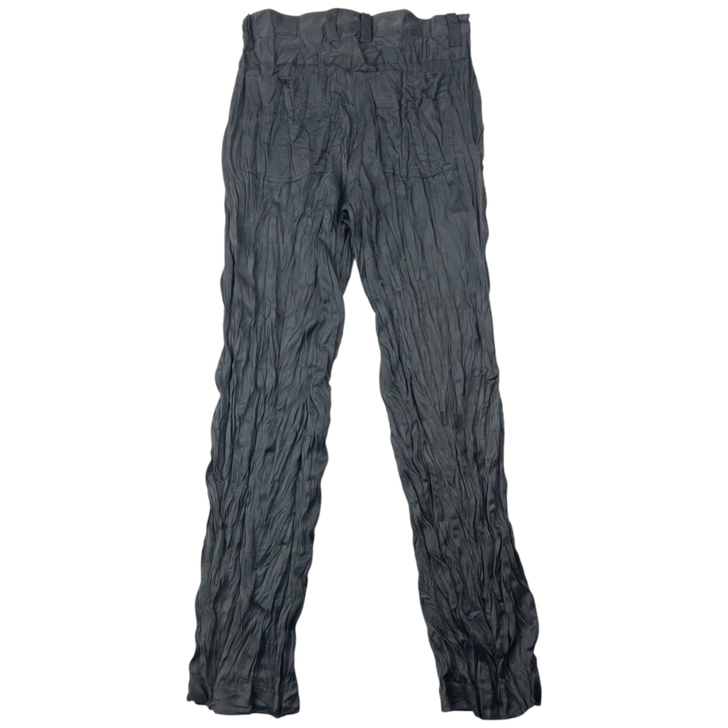 Vintage 90s Issey Miyake Crinkle Textured Trousers Size W29 | W29, Grey