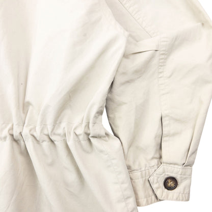 Vintage 90s YSL Yves Saint Laurent Zip Up Jacket Size L | Large, Cream