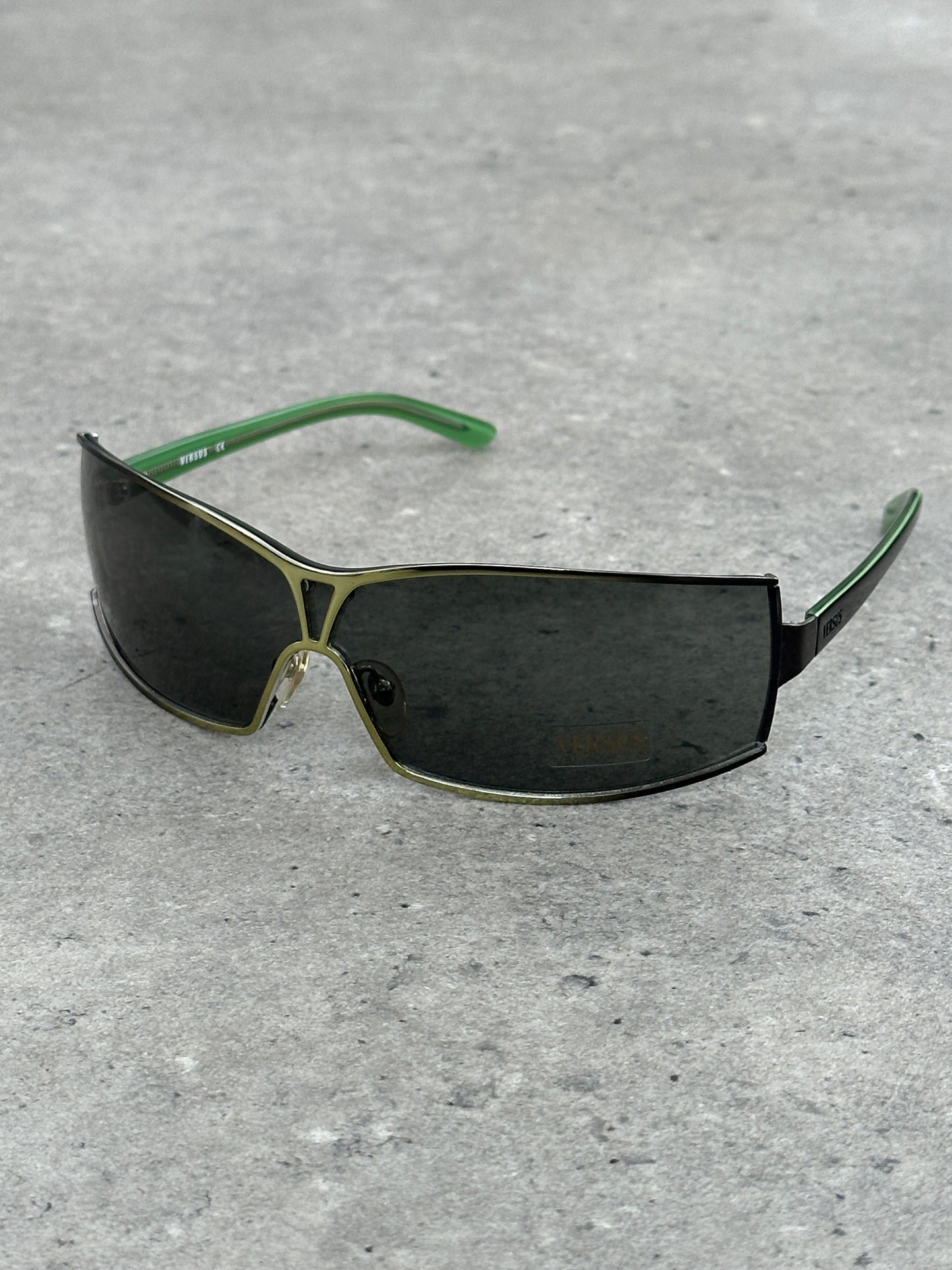 Versave Versus 2000s Semi Rimless Logo Sunglasses