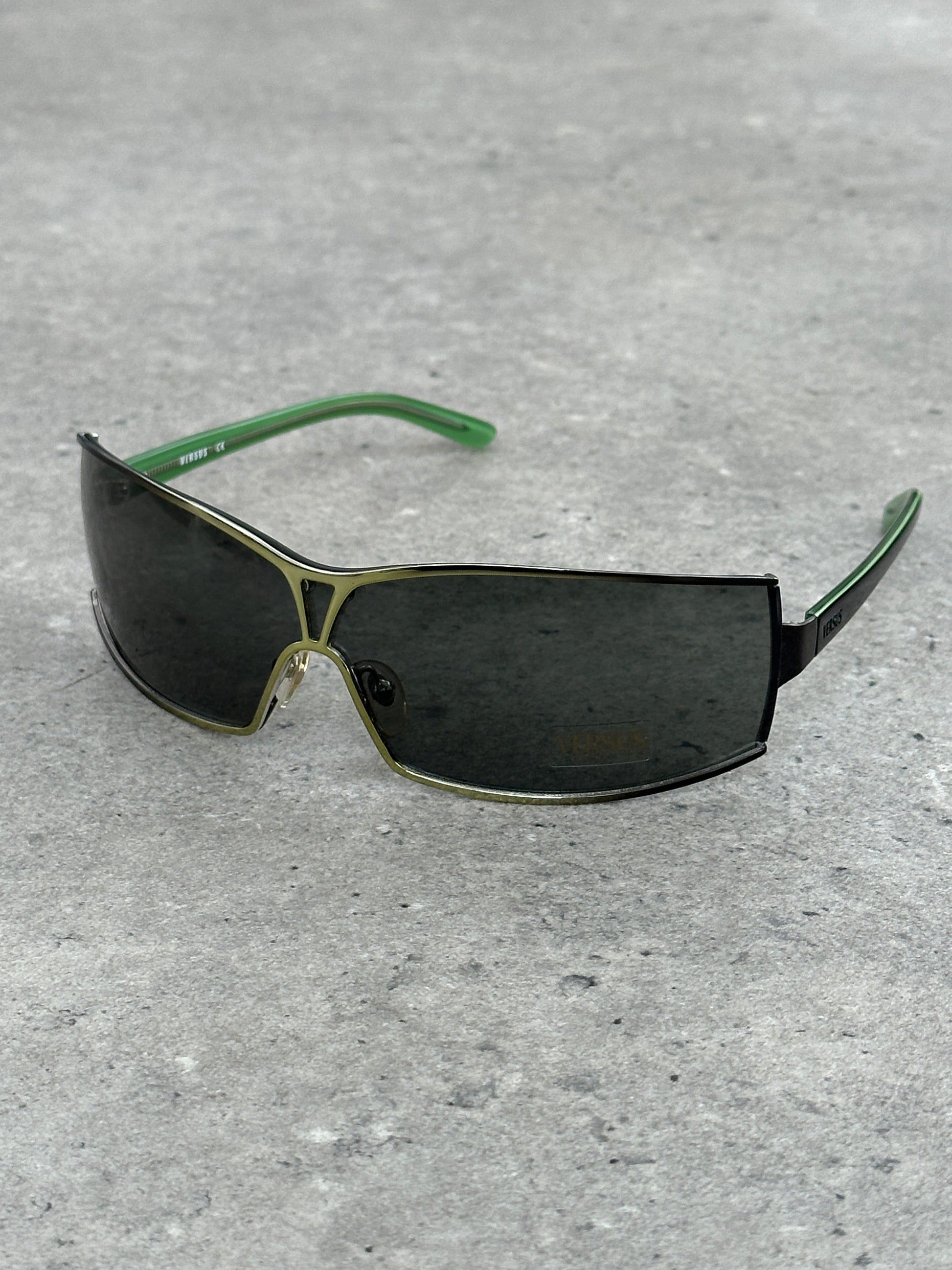 Versave Versus 2000s Semi Rimless Logo Sunglasses