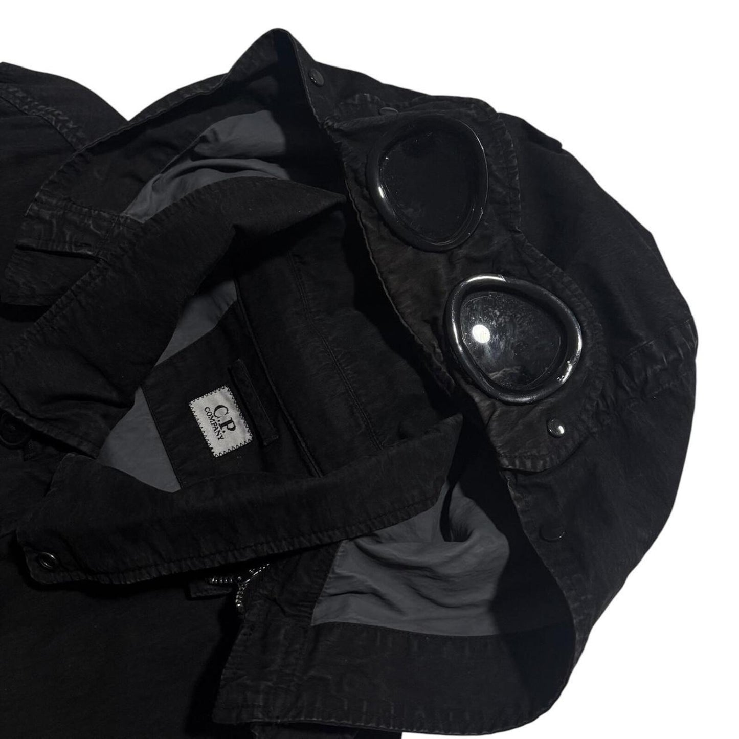 CP Company 50 Fili Goggle Jacket | XL, Black