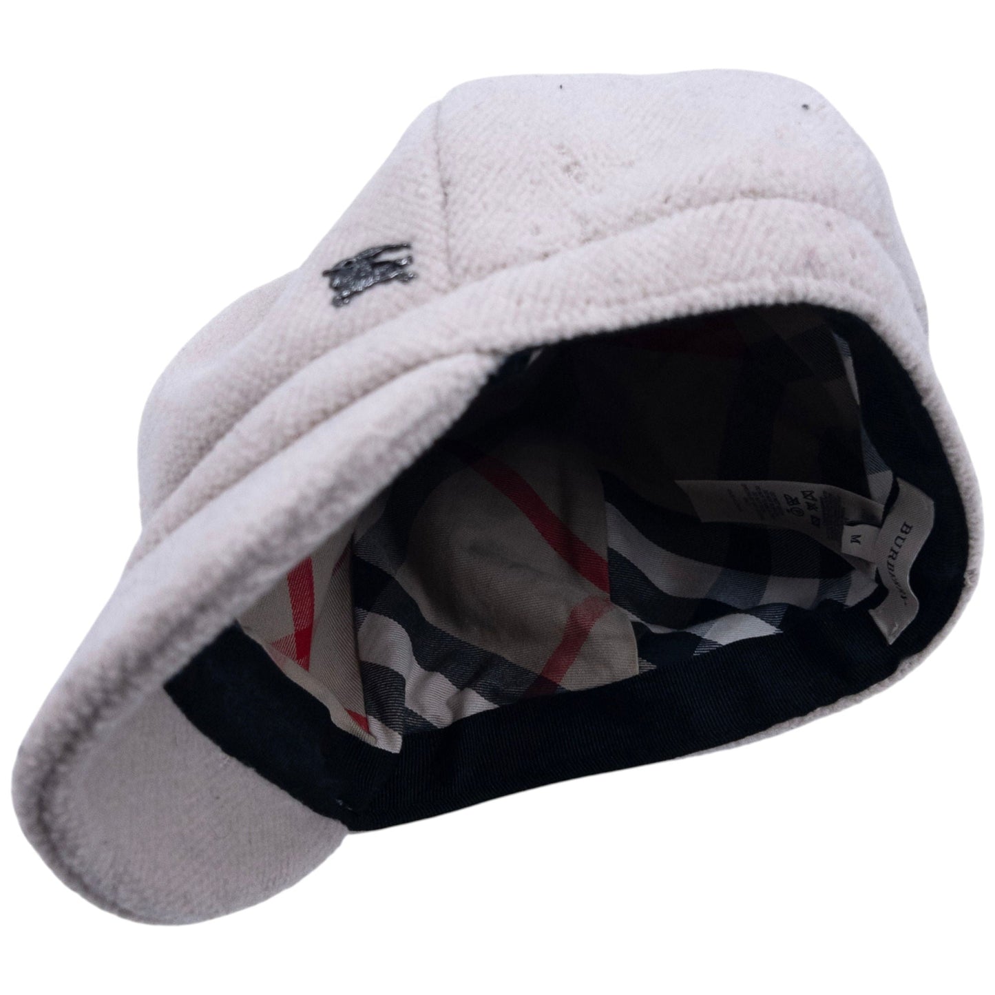 Vintage Burberry Wool Newsboy Hat Size M | O/S, Beige