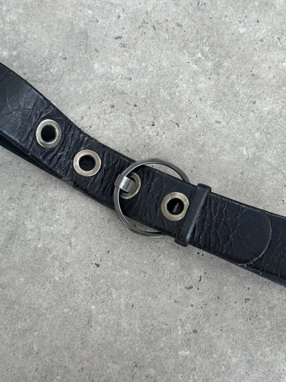 Vintage 1990s Leather Aged Belt - W32-37