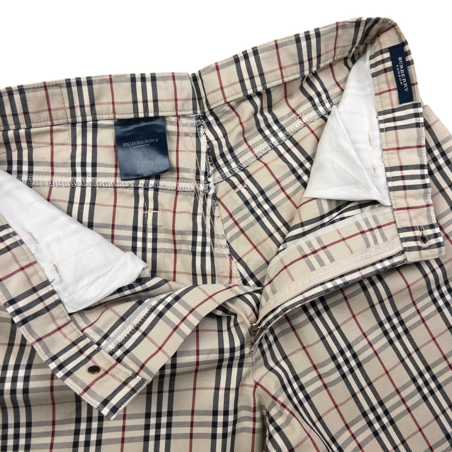 Vintage Burberry Nova Check Trousers Size W31