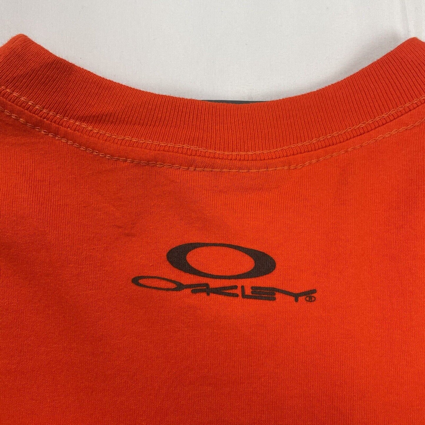 Vintage Oakley Software T-Shirt, Size Large | Large, Orange