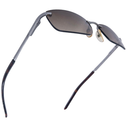 Vintage Burberry Nova Check Rimless Sunglasses