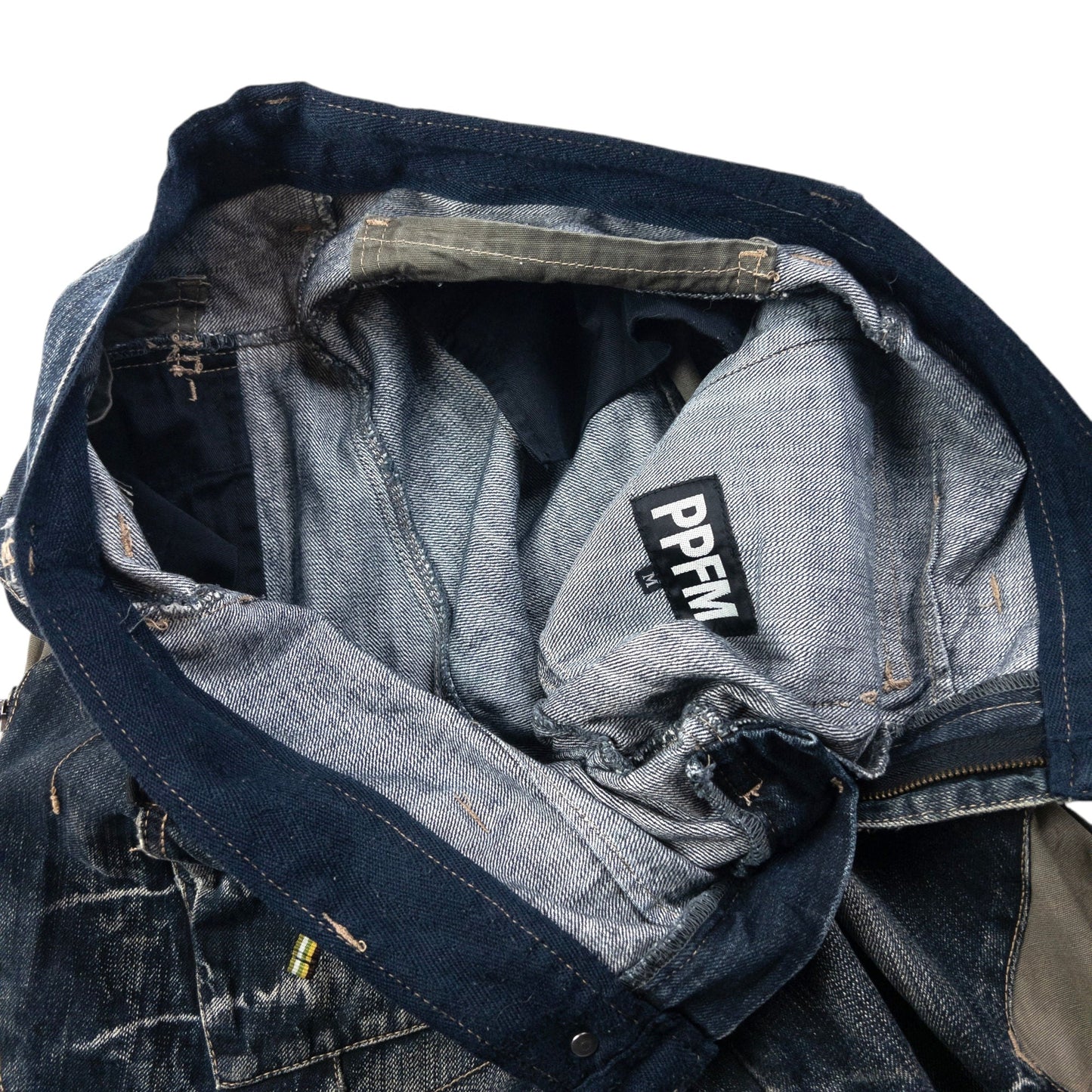 Vintage PPFM Multi Zip Denim Jeans Size W33