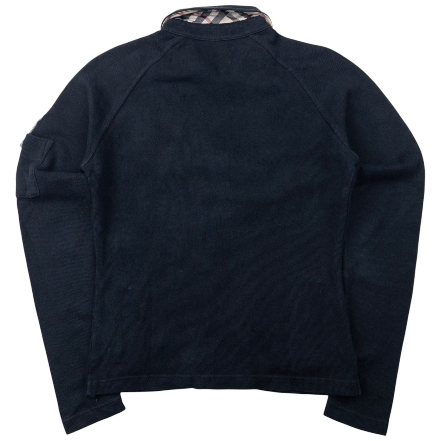 Vintage Burberry Zip Up Sweatshirt Womens Size M