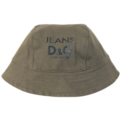 Vintage 2000s Dolce & Gabbana Reversible Denim Bucket Hat | O/S, Khaki