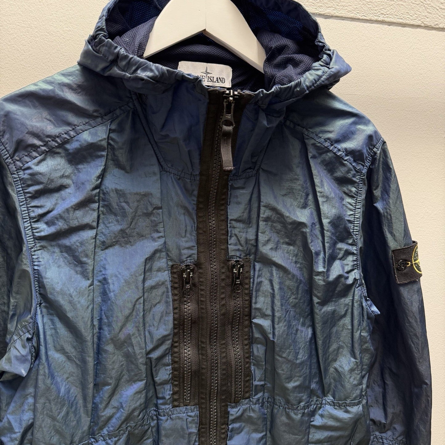 Stone Island Nylon Metal Watro Colour Weft (M) | Medium, Blue