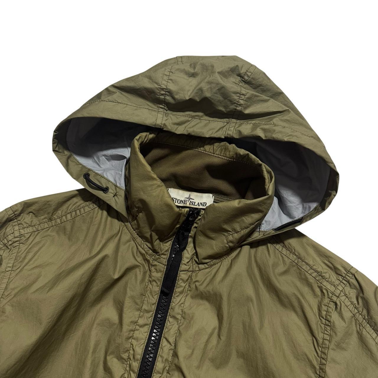 Stone Island Membrana-TC Jacket | Small, Olive Green