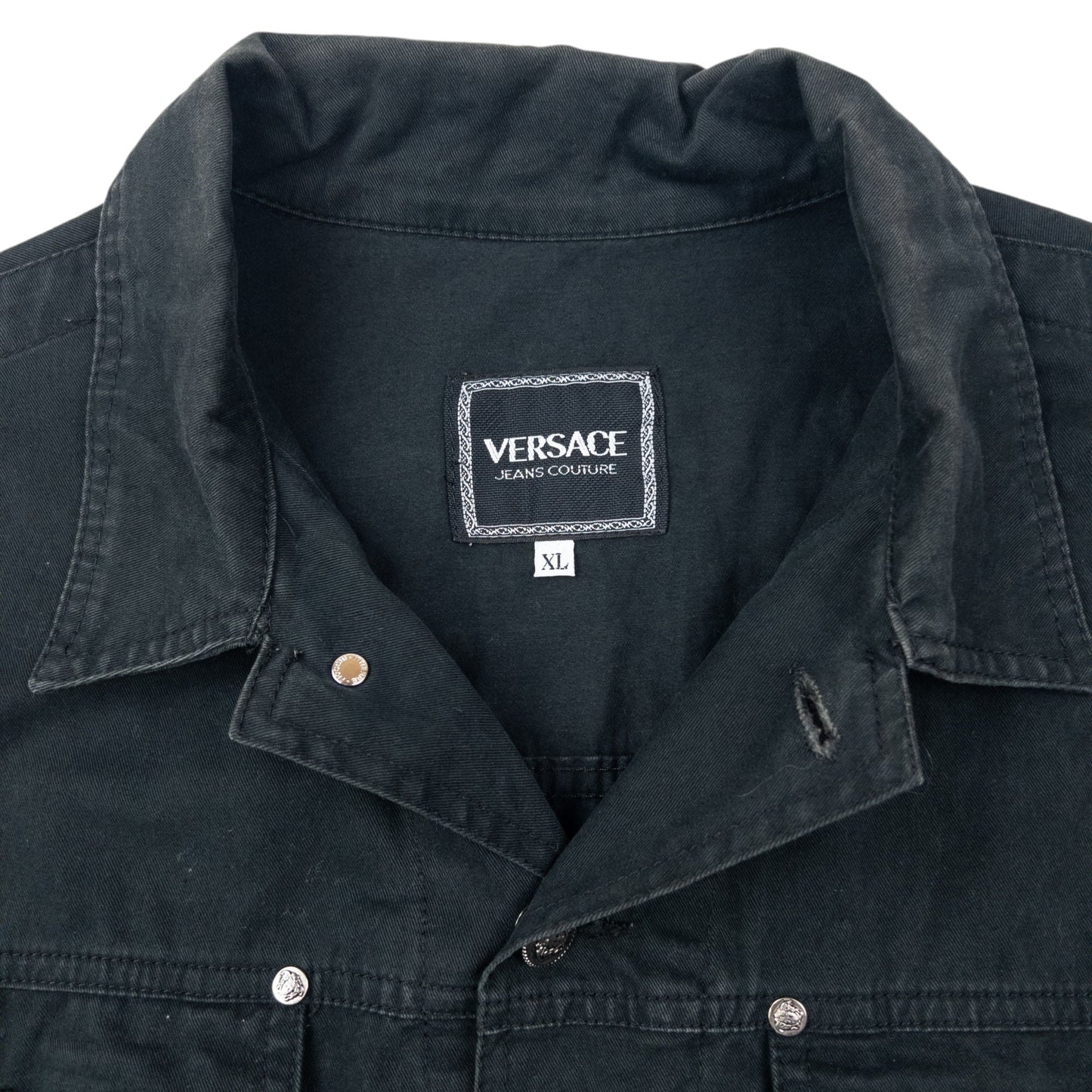 Vintage 90s Versace Jeans Couture Button Up Jacket Size XL