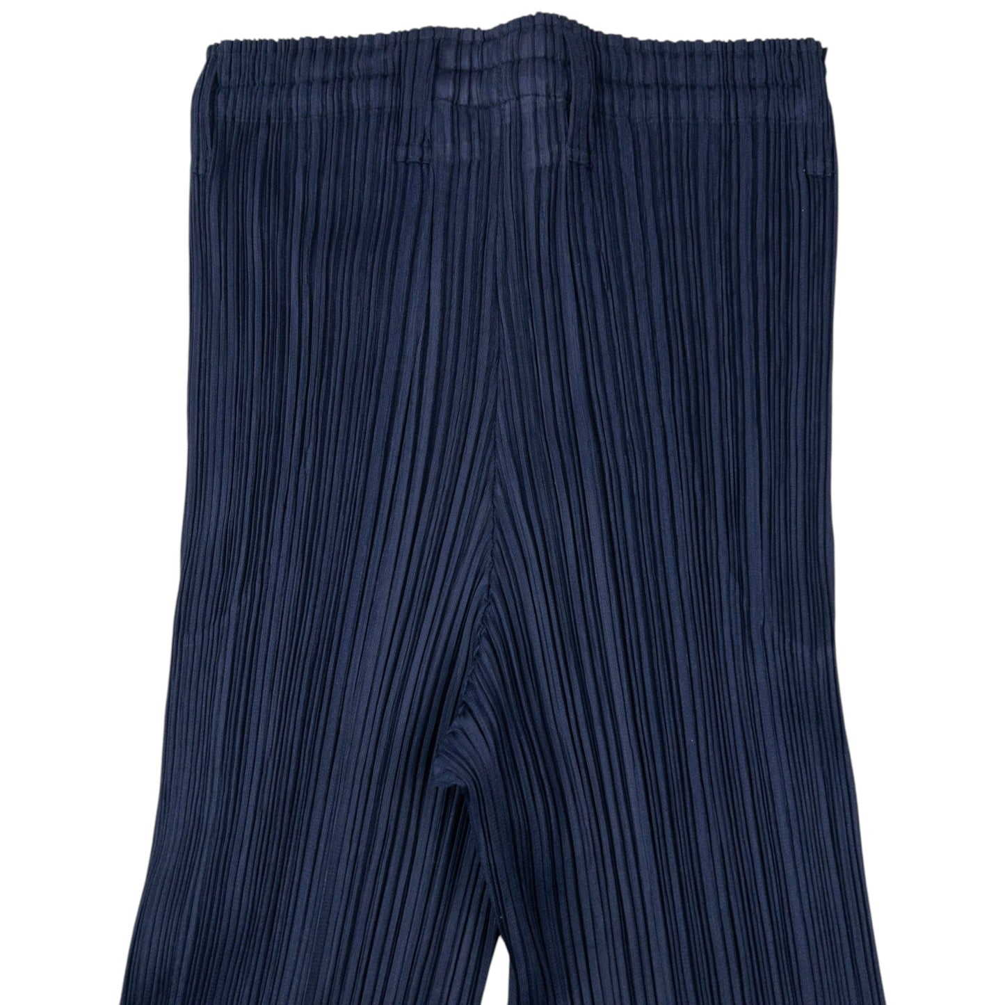 Vintage 90s Pleats Please By Issey Miyake Pleated Trousers Womens Size L | Large, Navy